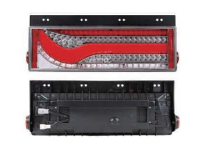 镰刀型红罩后尾灯(流光型、跑马荧光型)