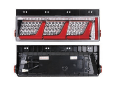 三手枪型后尾灯-1(流光型、跑马荧光型)