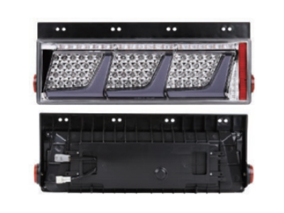 三手枪型后尾灯-2(流光型、跑马荧光型)