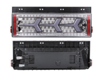 三飞机型后尾灯-1(流光型、荧光型)