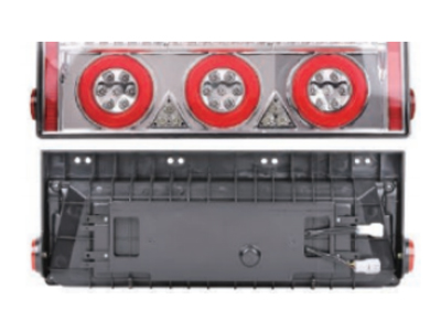 三圆型后尾灯(流光、 跑马荧光型)