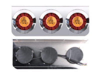 LED-三菱/日野货车尾灯(不锈钢三格)