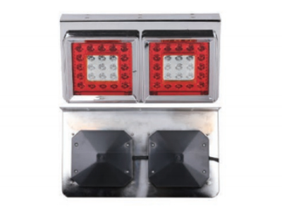 LED-三菱/日野货车尾灯(不锈钢两格)