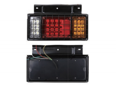 LED-五十铃后尾灯(胶板贴片泡铁架铁网)